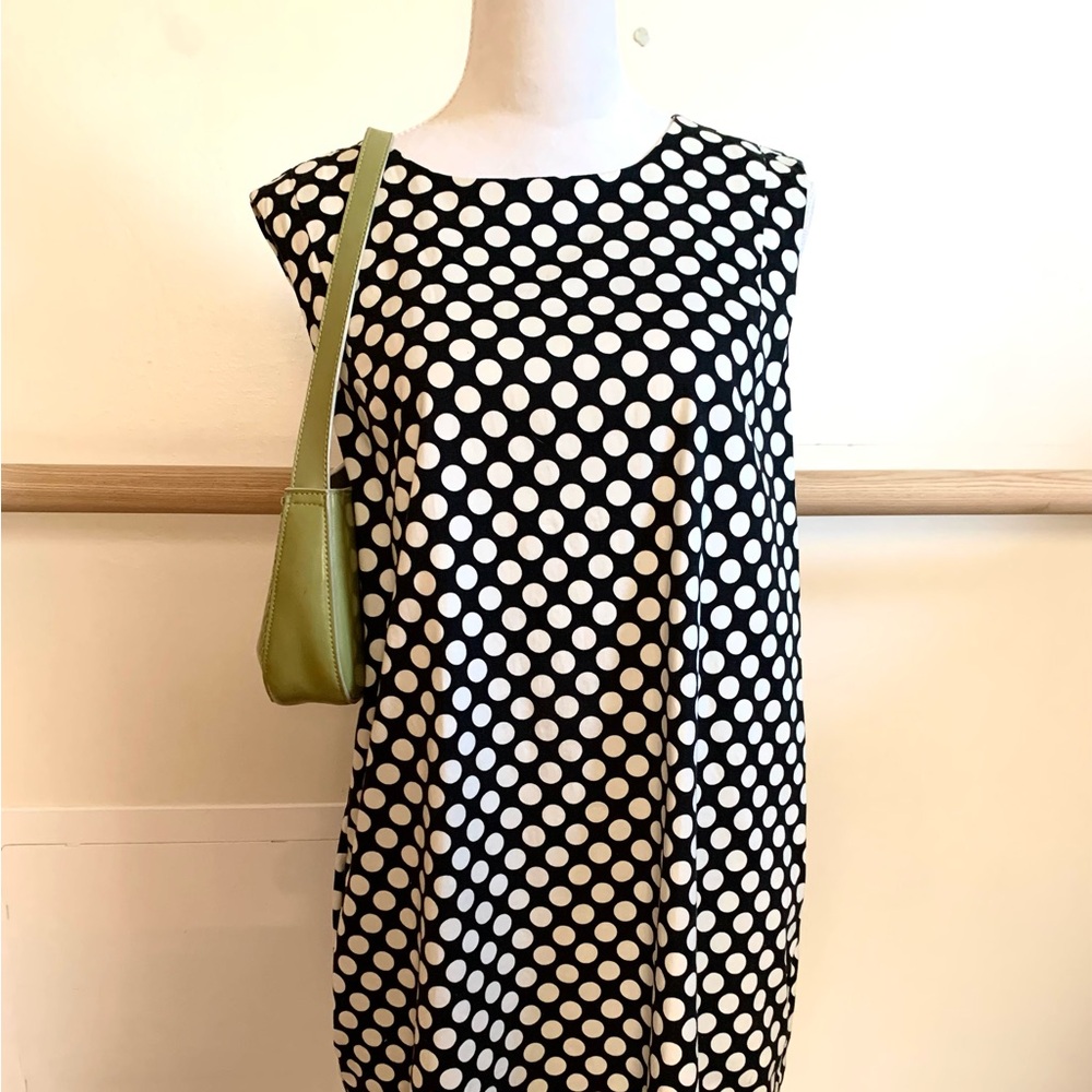 Joe fresh polka dots A-line dress size 14